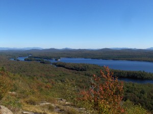 Lows Lake and the top of the Bog River
